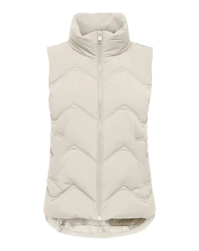 JDY - JDYPower Short Waistcoat Vest - Silver Lining 